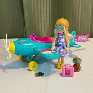 Barbie Chelsea Can Be... Plane Doll & Playset, 2-Seater Aircraft